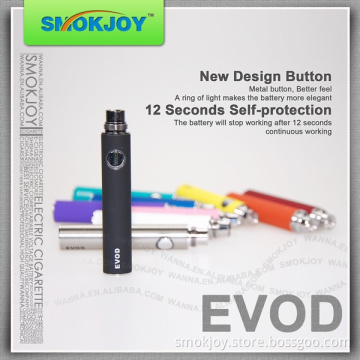 Smokjoy Hot Selling E-Cigarette Evod Battery with 650/900/1100mAh